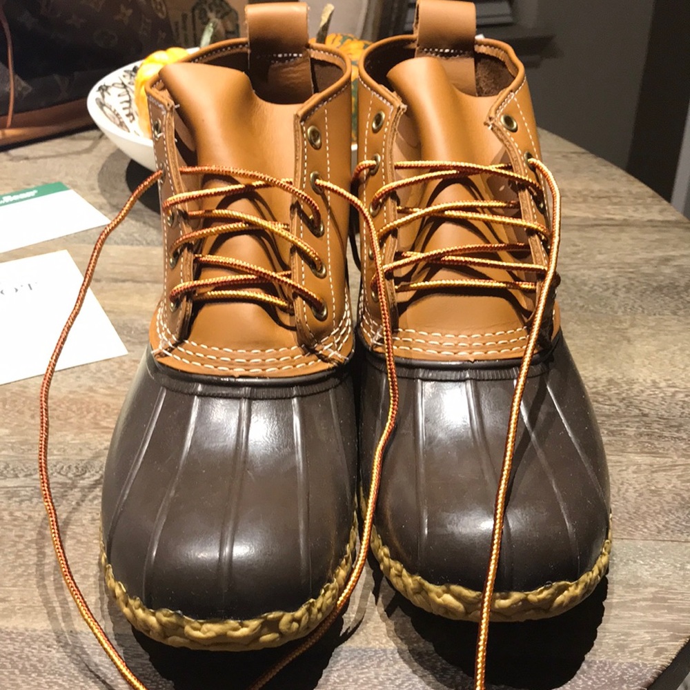Men’s LL Bean boots size 10 tan/brown